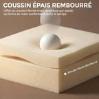 Chaise Bureau Ergonomique, Dossier Incurvé, Gris