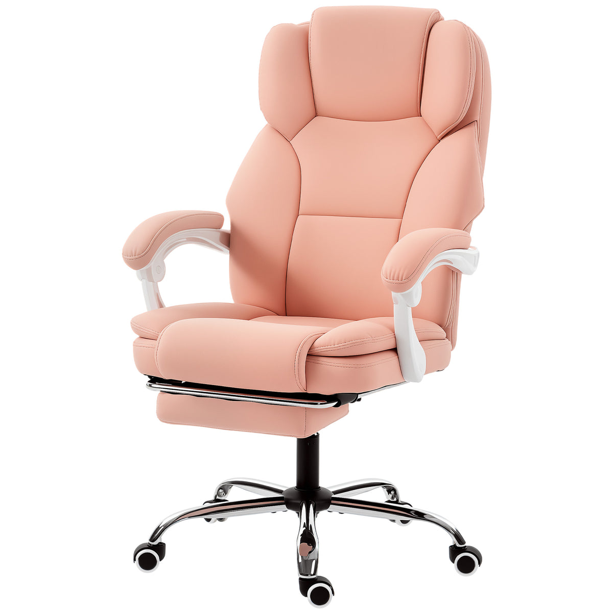 Chaise Bureau Ergonomique, Inclinable, Rose
