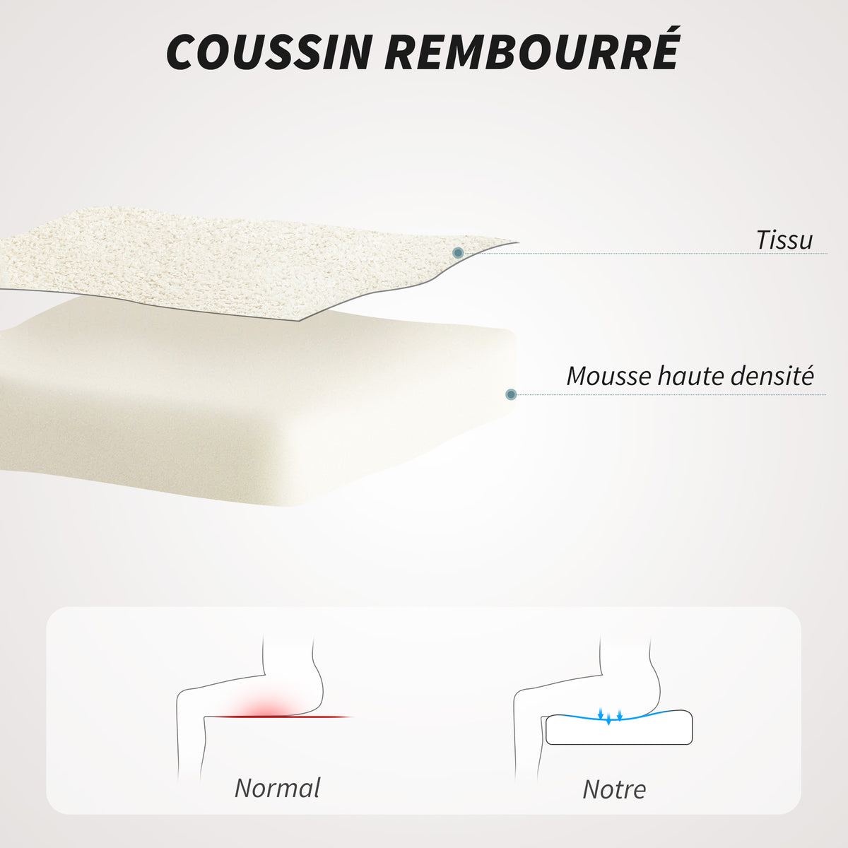 Chaise de bureau, ergonomique, pivotante, fonction de bascule, beige