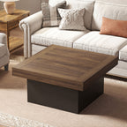Table basse carrée, éclairage LED 16 couleurs, 90 x 90 x 45 cm