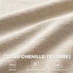 Canapé 3 places 248 cm, coussins à ressorts, beige