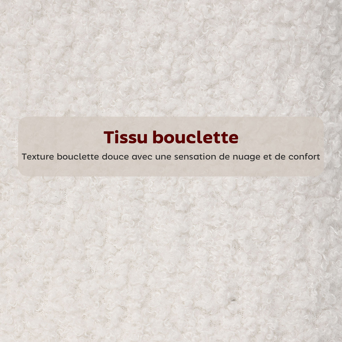 Lot de 2 tabourets de bar, dossier courbé, repose-pieds, 49x52x95cm, crème