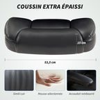 Fauteuil de bureau, ergonomique, bascule, noir