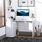 Bureau d'angle droit modulable
