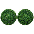 Lot de 2 boules de buis artificielles de 50 cm, vert