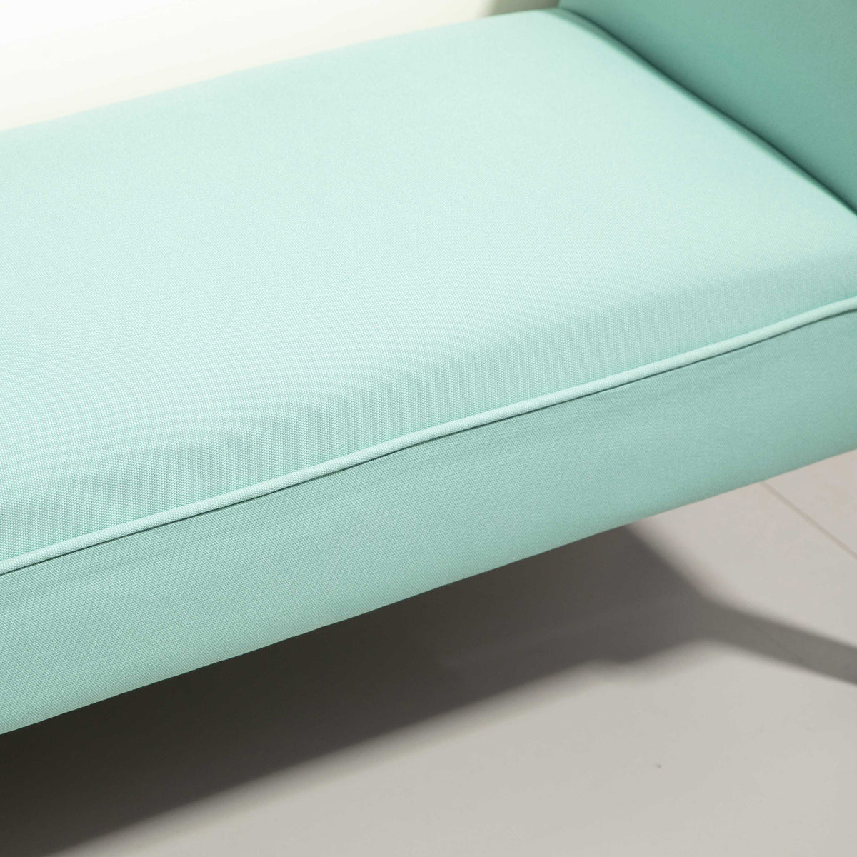 Banc Rembourré vert, 102 x 36 x 51 cm