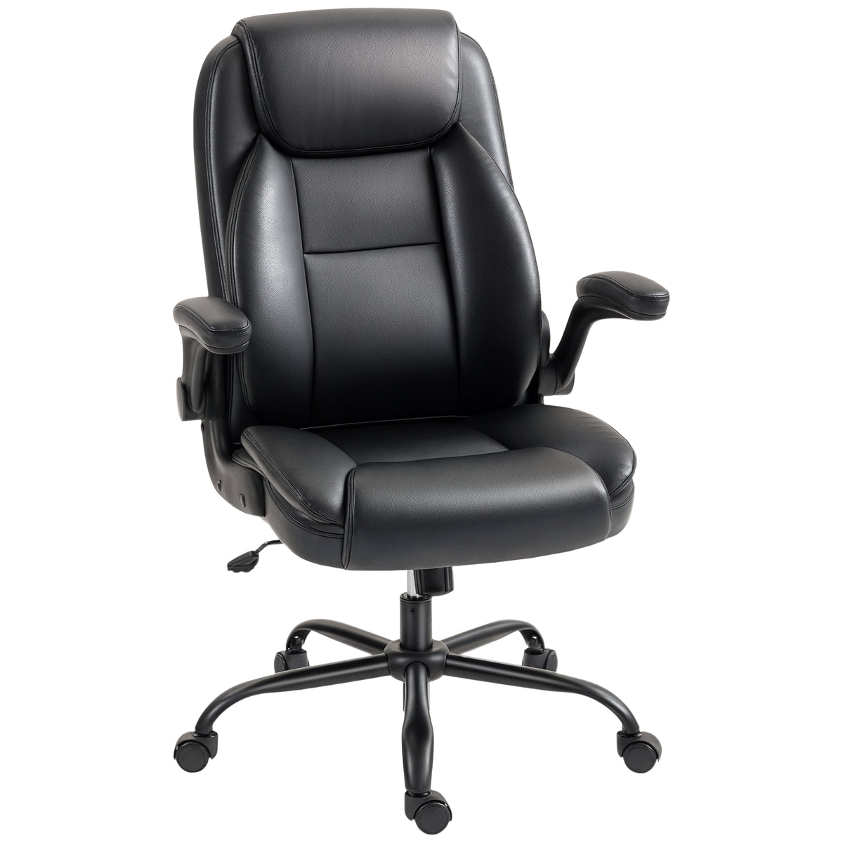 Fauteuil de bureau, ergonomique, bascule, noir