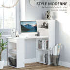 Bureau informatique, 6 compartments ouverts