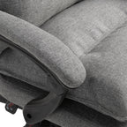 Fauteuil de bureau massant ergonomique, chaise de bureau avec dossier inclinable, hauteur réglable