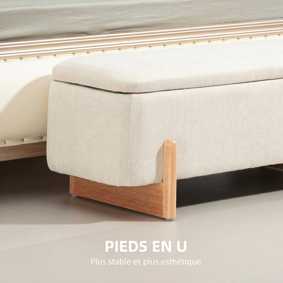 Banc de Rangement, Crème