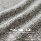 Chaise Bureau Ergonomique, Dossier Incurvé, Gris