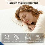 Matelas 140x190cm, 2 personnes, mousse à mémoire de forme