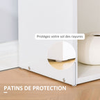 Bureau informatique, 6 compartments ouverts
