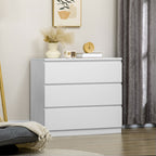 Commode 3 tiroirs, épuré, 80l x 39P x 73H cm