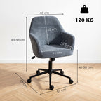 Chaise Bureau Ergonomique, Bascule, Bleu